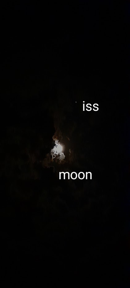 Iss And Moon