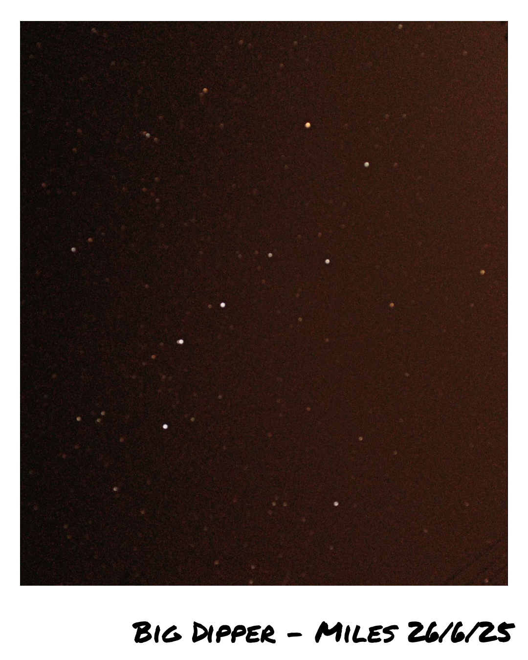 Big Dipper 26/6/2025