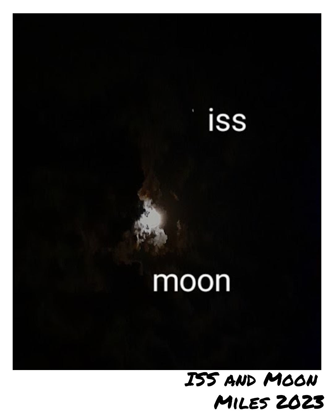 Iss And Moon 2023