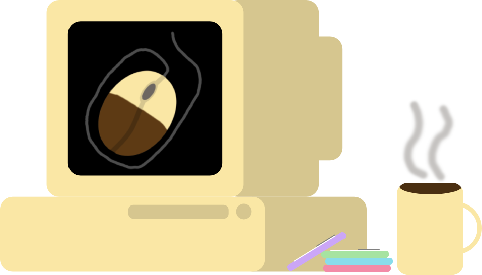 Retro computer setup