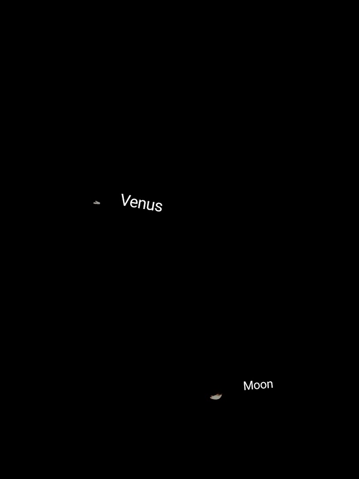 Venus And Moon